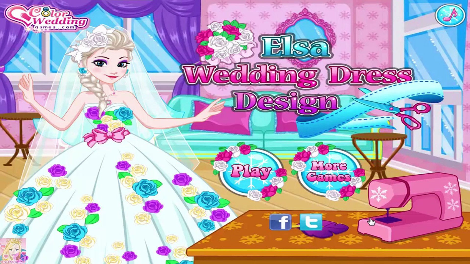 Elsa Wedding Dress Design Frozen Elsa Wedding Games For Kids