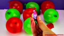Balloon Surprise Eggs! Shopkins Cars 2 Spongebob Frozen Angry Birds Smurfs by StrawberryJamToys