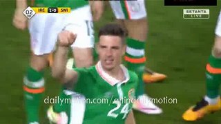 Ciaran Clark Amazing Goal HD - Ireland 1-0 Switzerland - Friendly Match - 25.03.2016
