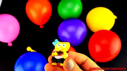 Balloon Surprise Eggs! Spiderman My Little Pony Shopkins Spongebob by StrawberryJamToys