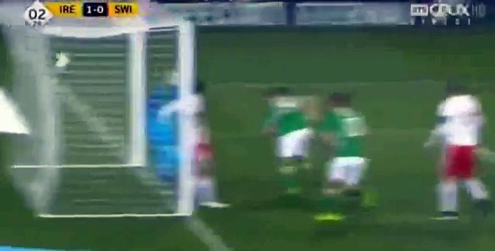 Ireland vs Switzerland 1-0 Ciaran Clark Goal (Friendly) 25-3-2016