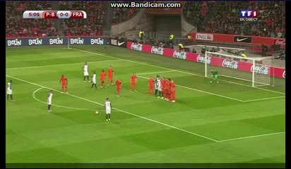 Griezmann free kick GOAL  Netherlands vs France 0-1 25.03.2016