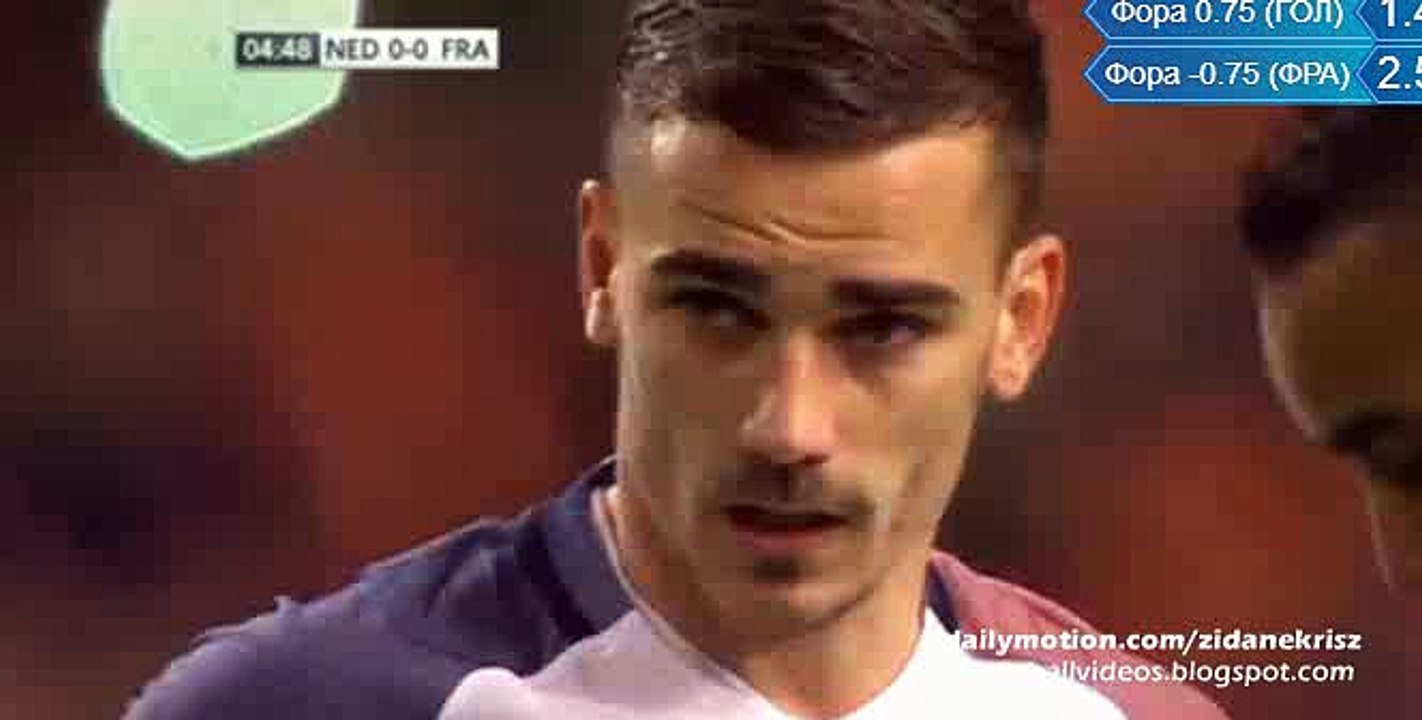 0-1 Antoine Griezmann Super Goal - Netherlands v. France - Friendly 25.03.2016