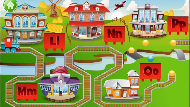АНГЛИЙСКИЙ ЯЗЫК в мультиках для детей - Учим буквы (алфавит) с паровозиком ABC !