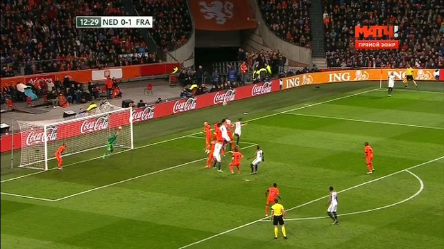 Olivier Giroud Goal - Netherlands 0 - 2 France 25.03.2016