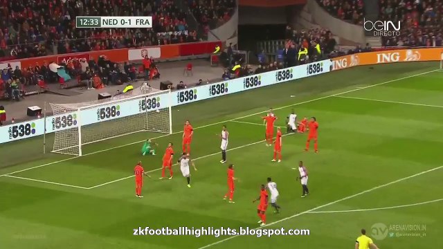 0-2 Olivier Giroud Goal HD - Netherlands 0-2 France - Friendly 25.03.2016