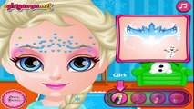Baby Barbie Frozen Face Painting - Baby Barbie Frozen Elsa and Anna Face Painting Game
