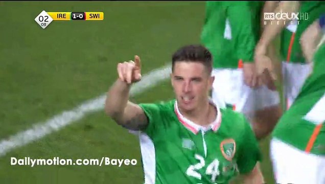 Ciaran Clark Goal HD - Ireland 1-0 Switzerland - 25-03-2016 Friendly Match