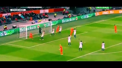 Netherlands vs France 2-3 (2016) Luuk de Jong Goal