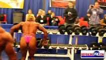 Female Bodybuilding Pump Room - 2013 Arnold