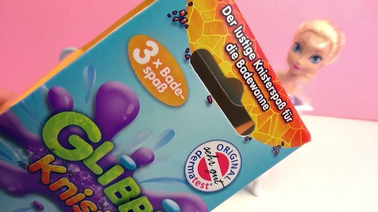 Glibbi Knisti – Faire crépiter de l’eau | Elsa prend un bain | Démo