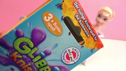 Glibbi Knisti – Faire crépiter de l’eau | Elsa prend un bain | Démo