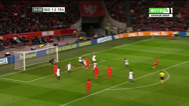 Ibrahim Afellay Goal - Netherlands 2 - 2 France 25.03.2016