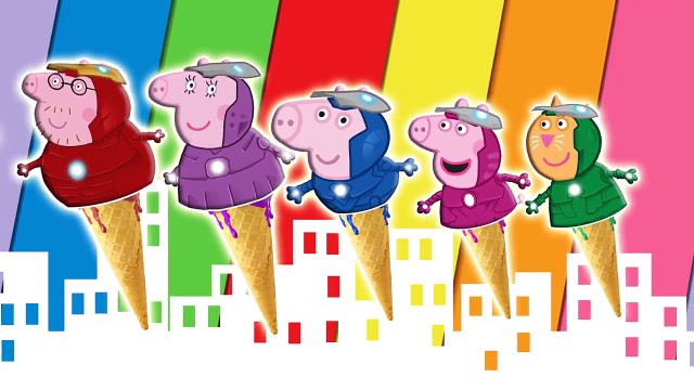 Peppa Pig Iron man Ice Cream Finger Family Nursery Rhymes and More Lyrics