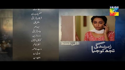 Zindagi Tujh Ko Jiya Episode 21 Promo HUM TV Drama 24 March 2016