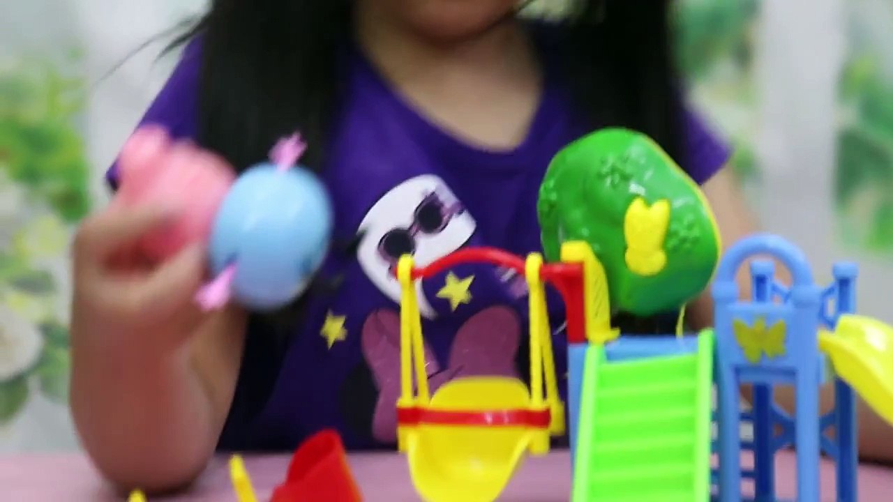 เด็กจิ๋วรีวิว Peppa Pig ลูกหมูกับสนามเด็กเล่น #2 ลูกหมูวิ่งเล่น [NPrim W320]