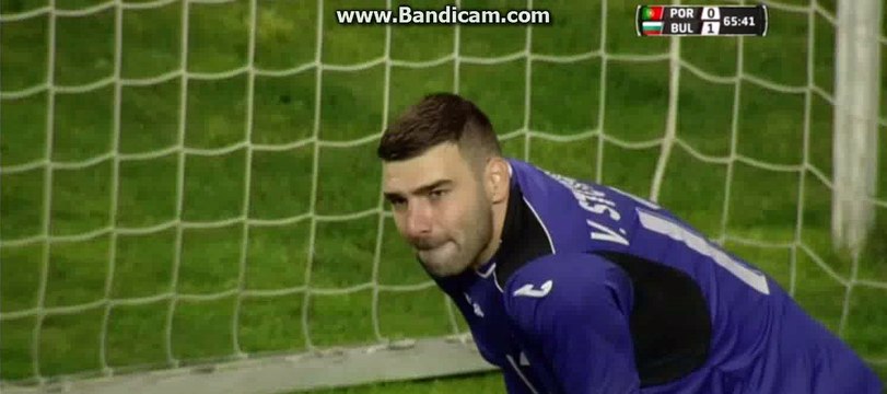 Cristiano Ronaldo super power shoot - Portugal 0-1 Bulgaria 25-03-2016