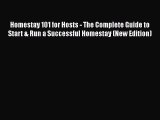 [PDF] Homestay 101 for Hosts - The Complete Guide to Start & Run a Successful Homestay (New