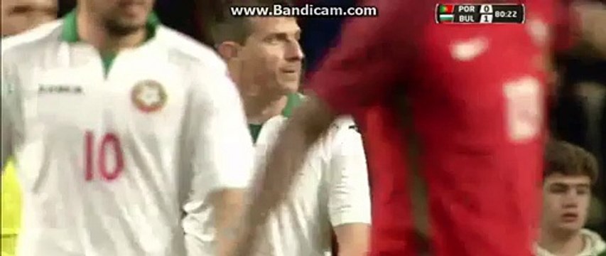 Luis Nani incredible Miss - Portugal 0-1 Bulgaria 25.03.2016