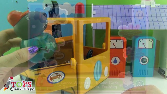 Peppa Pig Grua del Abuelo Dog Grandpa Dog Tow Truck - Juguetes de Peppa Pig