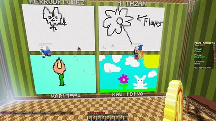 Undertale! | Minecraft Pixel Painters! (Minecraft Roleplay Mini Game)