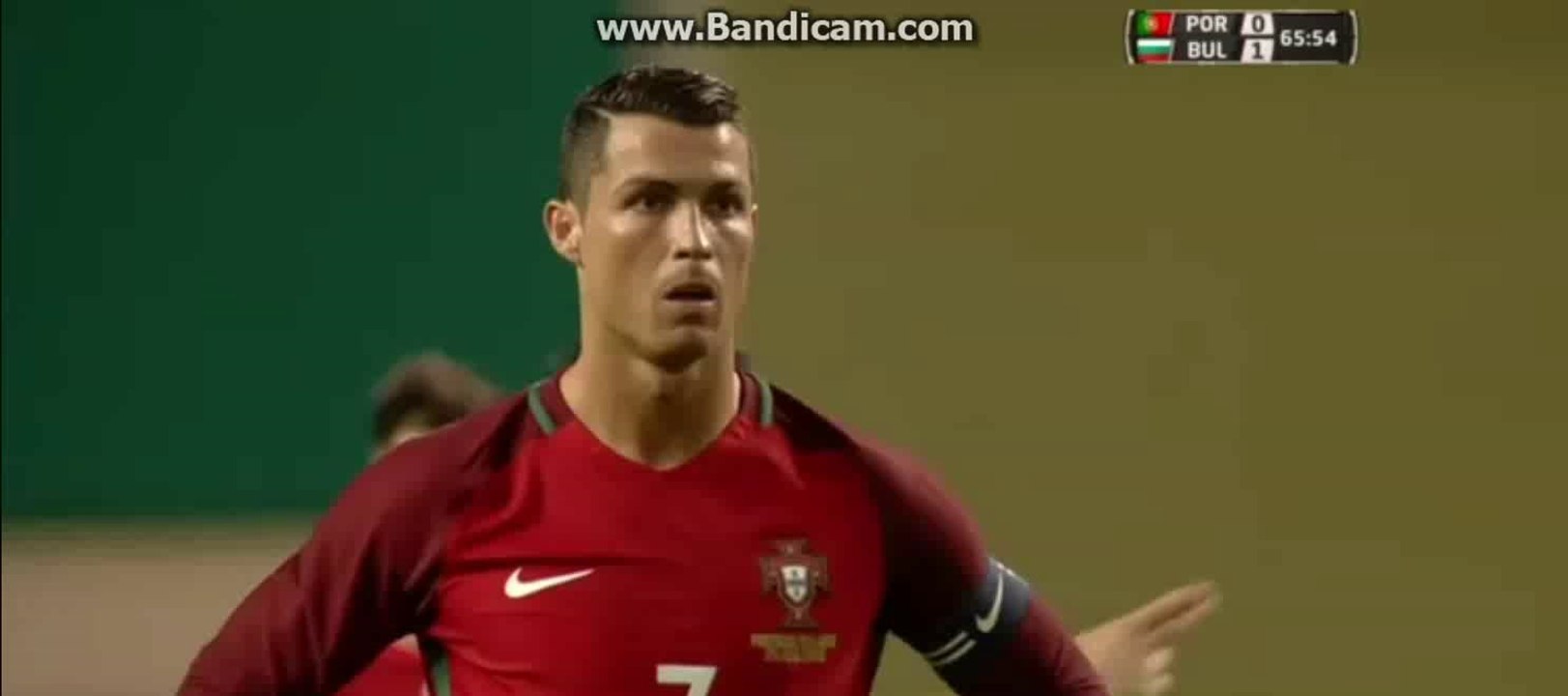 Cristiano Ronaldo MISS penalty  - Portugal 0-1 Bulgaria 2503-2016