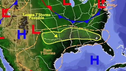 Severe Weather Alert - Southeastern USA