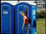 Just for Laughs - Girl takes a shower in a porta poddy