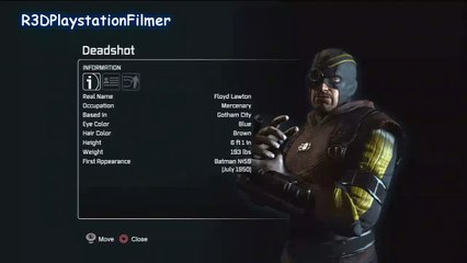 Batman Arkham City Deadshot Info