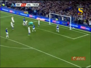 1-0 Romelu Lukaku Goal | Everton v. Chelsea - 12.03.2016 HD
