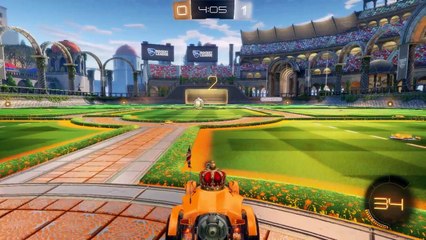 Rocket League Gameplay season play match 1