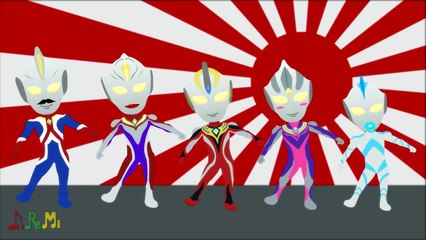 Ultraman Finger Family | Nursery Rhymes | Fun Animation in HD from Doremi Songs