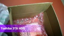 Unboxing Toshiba 3TB Internal Hard Drive HDD SATA PC MAC Apple Windows OSX