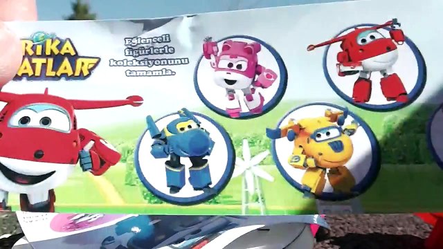 Sürpriz yumurtalar harika kanatlar jet oyuncaklar kutu açılımı
