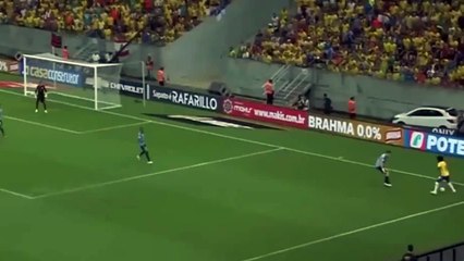 Douglas Costa Goal ~ Brazil vs Uruguay 1-0