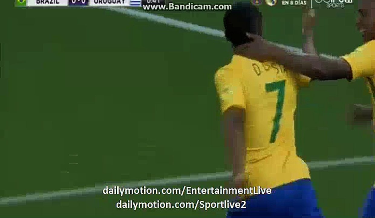 Douglas Costa Goal HD - Brazil 1-0 Uruguay 26.03.2016 HD