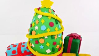 Surprise SHOPKINS Season 4 New PLAY DOH Christmas Tree Egg and Presents