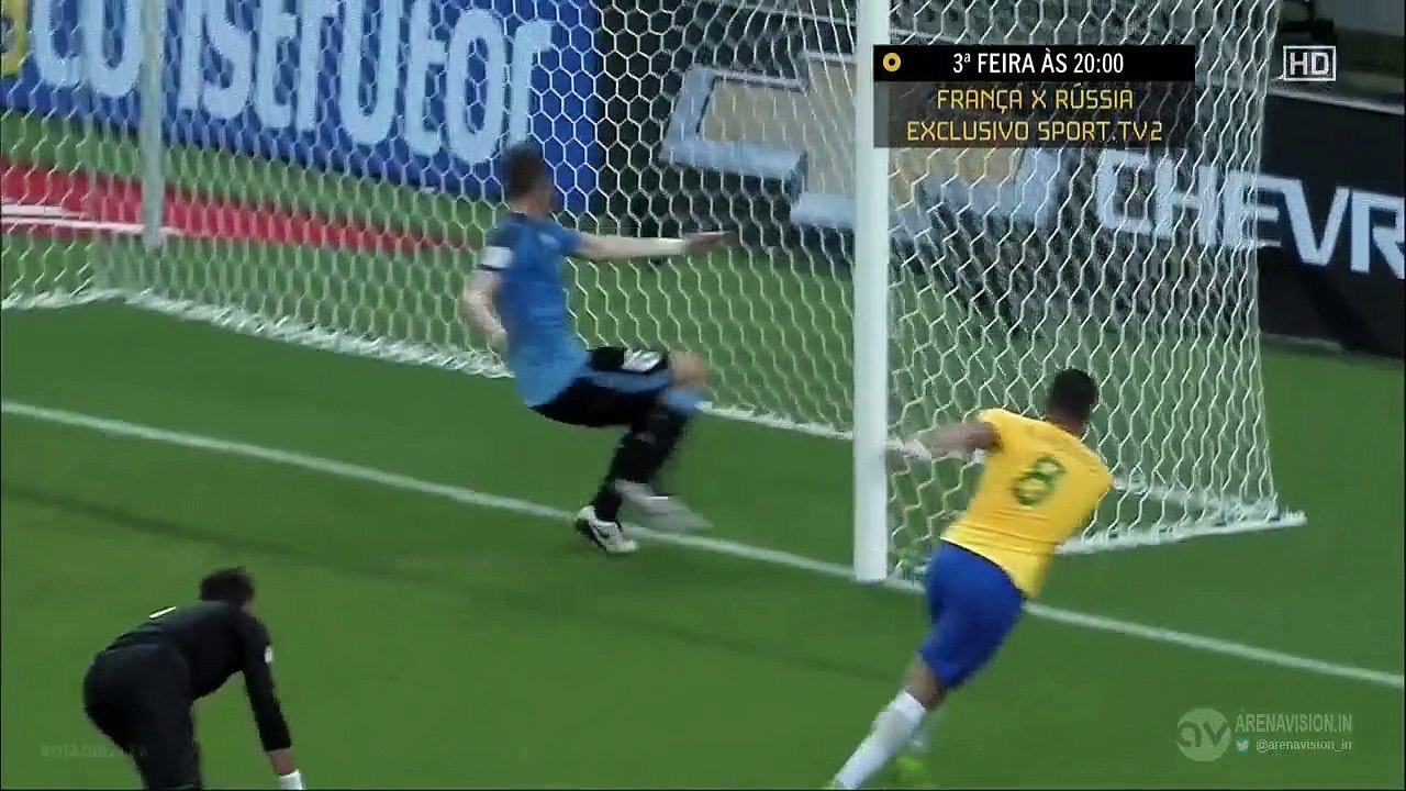 Renato Augusto Goal - Brazil 2-0 Uruguay 26.03.2016 HD