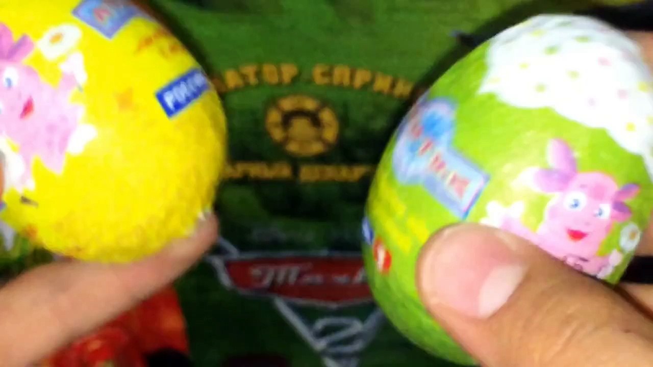 Яйца Сюрприз Киндер Лунтик на русском языке.Unb...