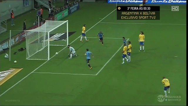 Edinson Cavani Goal - Brazil 2-1 Uruguay 26.03.2016 HD