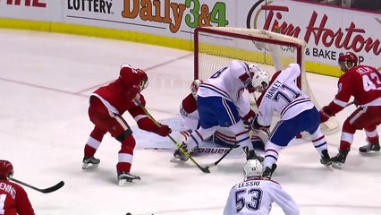 Red Wings weather Habs late rally to win, 4-3