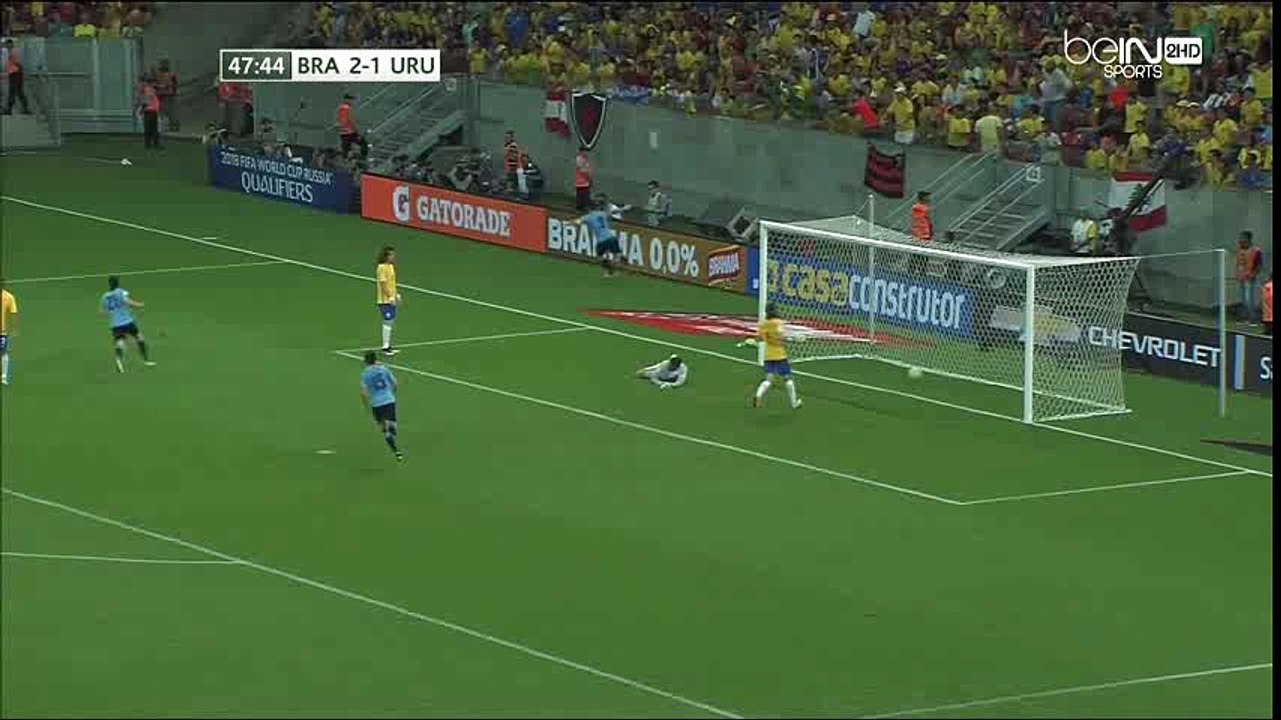Luis Suarez Goal HD - Brazil 2-2 Uruguay - 26-03-2016 World Cup - Qualification
