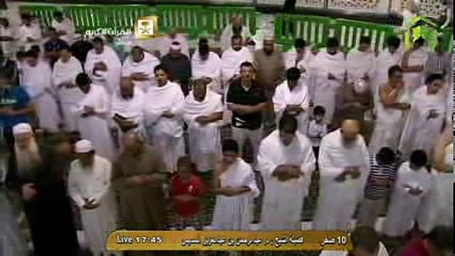 - صلاة المغرب الثلاثاء 10 صفر 1436 للشيخ عبدالرحمن السديس من الحرم المكي