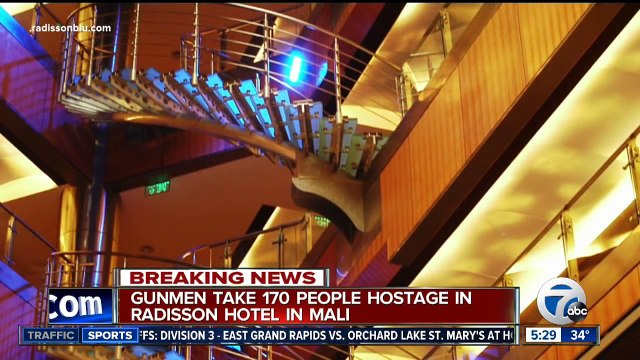 170 hostages taken in attack at Radisson Blu Hotel in Bamako, Mali