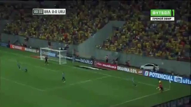Douglas Costa Goal - Brazil vs Uruguay 1-0 _26.3.2016_ Qualification