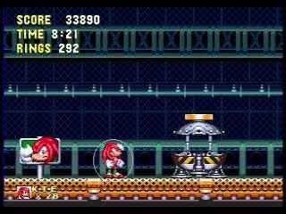 Flying Battery Zone Act 2 Knuckles