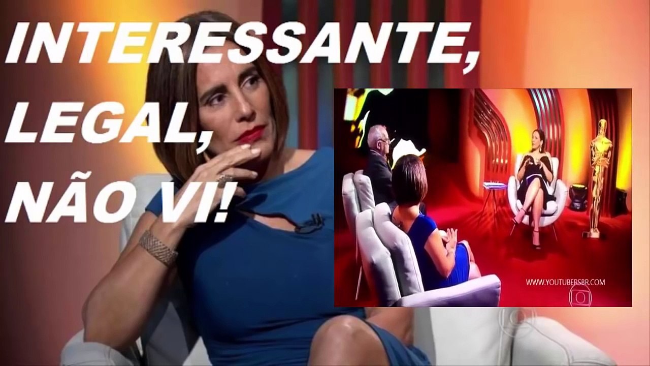 Gloria Pires comenta o Oscar [-s-e-]m ter visto os f/i/l/mes e vira piada na internet vidéo