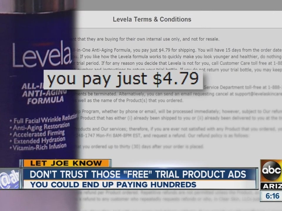 Let Joe Know: Free trail offers can cost you hu...
