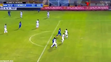 Nelson Bonilla Goal ~ El Salvador vs Honduras 2-2