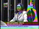 Democratas - Senadora Kátia Abreu sessão votação da CPMF